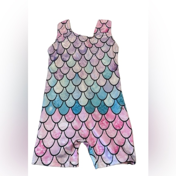 Other - 4/$20 Kids Mermaid Gymnastics Leotard • Size 120 (5/6)• Girls Dance Costume
